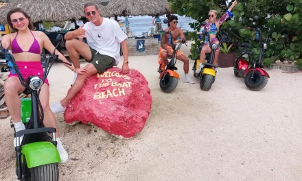 Electric scooter tour in Curaçao