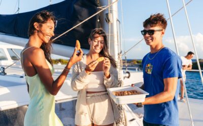 Sunset Sail en Curazao: catamarán al atardecer