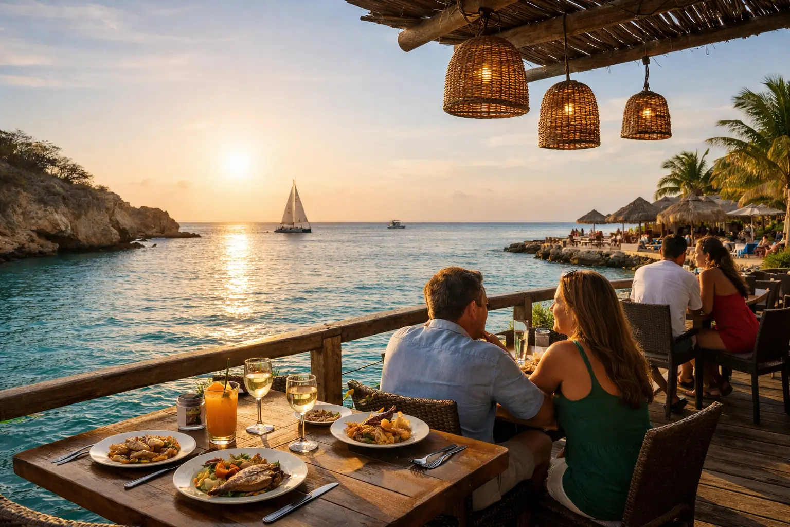 10 restaurantes con vista al mar en Curazao